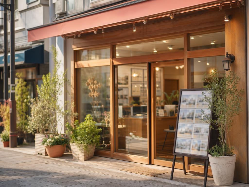 サンプル不動産の店舗外観