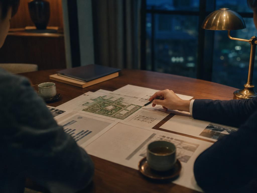 資産活用の打ち合わせ風景